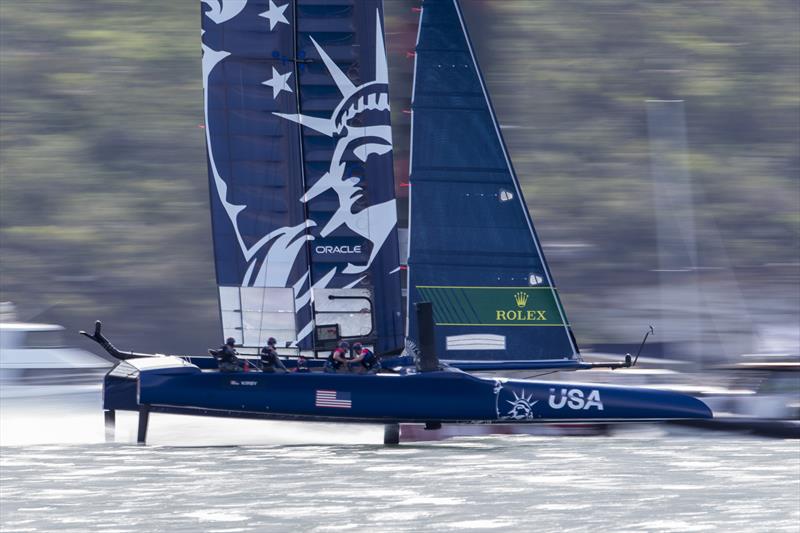 When they were hot, they were scorching - Team USA photo copyright Andrea Francolini taken at Royal Sydney Yacht Squadron and featuring the F50 class