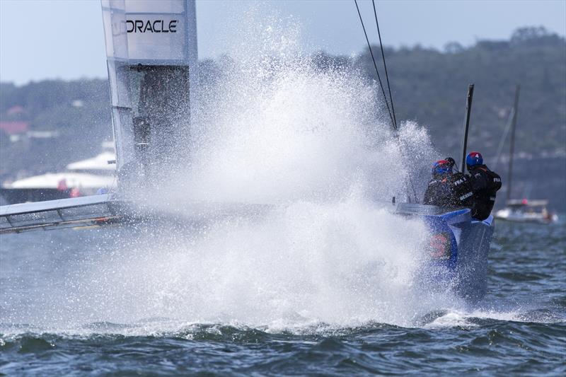 France sustained significant damage in an incident with Spain, and did not compete again. - photo © Andrea Francolini