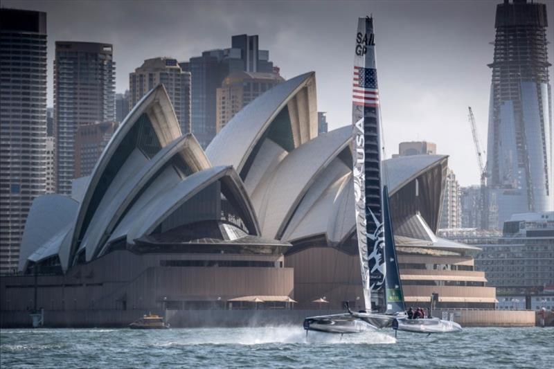 U.S. SailGP Team at Sydney SailGP, day 2 photo copyright Drew Malcolm for SailGP taken at  and featuring the F50 class