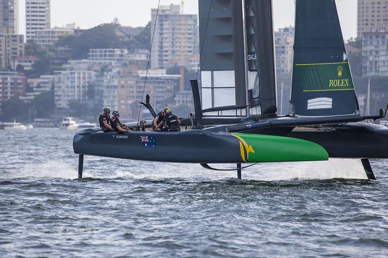 Reigning Champions - Team Australia - 2020 SailGP season opener on Sydney Harbour - photo © John Curnow