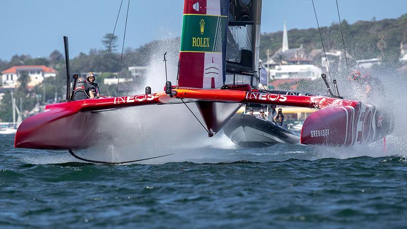 Team Great Britain in action photo copyright Crosby Lorimer - Bow Caddy Media taken at Royal Sydney Yacht Squadron and featuring the F50 class