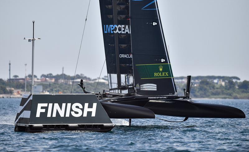 New Zealand SailGP Team helmed by interim skipper Arnaud Psarofaghis in action on Race Day 2. Italy SailGP, Event 2, Season 2 in Taranto, Italy. 06 June. - photo © Ricardo Pinto / SailGP