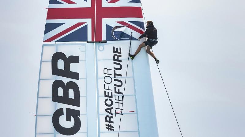 STEM Crew is the #RaceForTheFuture Purpose Partner of the Great Britain SailGP Team photo copyright Simon Bruty for SailGP taken at  and featuring the F50 class