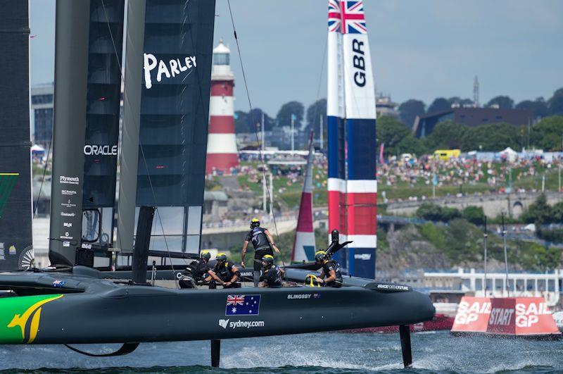 Day 1 at Great Britain SailGP (Event 3, Season 2) in Plymouth - photo © Bob Martin for SailGP