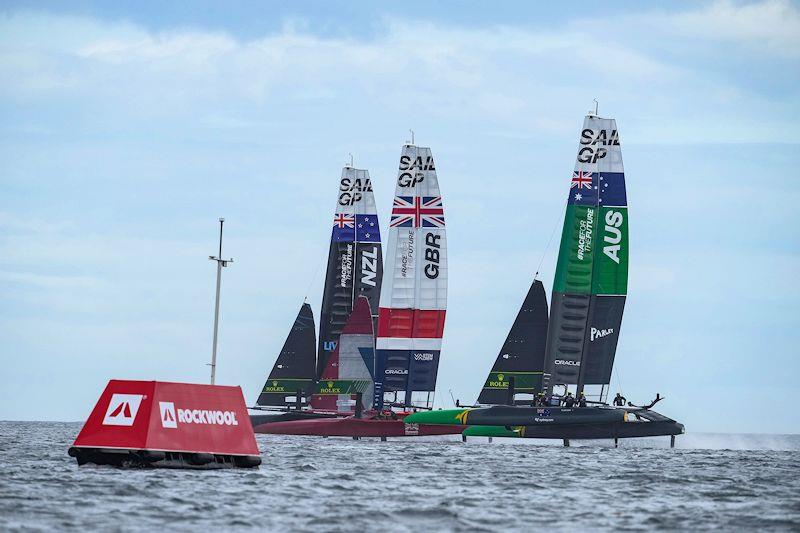 Practice racing ahead of the ROCKWOOL Denmark Sail Grand Prix - photo © Ian Roman for SailGP