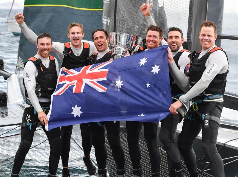 Tom Slingsby with Australia SailGP Team - photo © SailGP