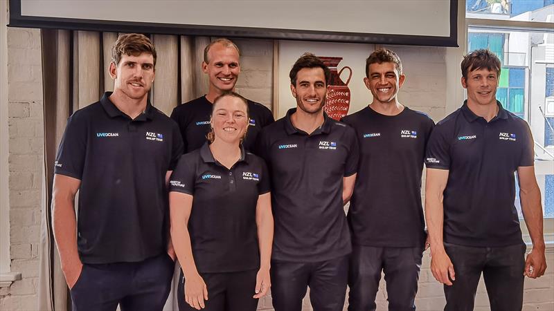The NZSailGP crew at the launch function for 2023 Regatta announcement in Auckland. - photo © Richard Gladwell - Sail-World.com/nz