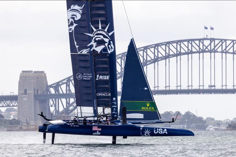 United States SailGP Team photo copyright  Drew Malcolm for SailGP taken at  and featuring the F50 class