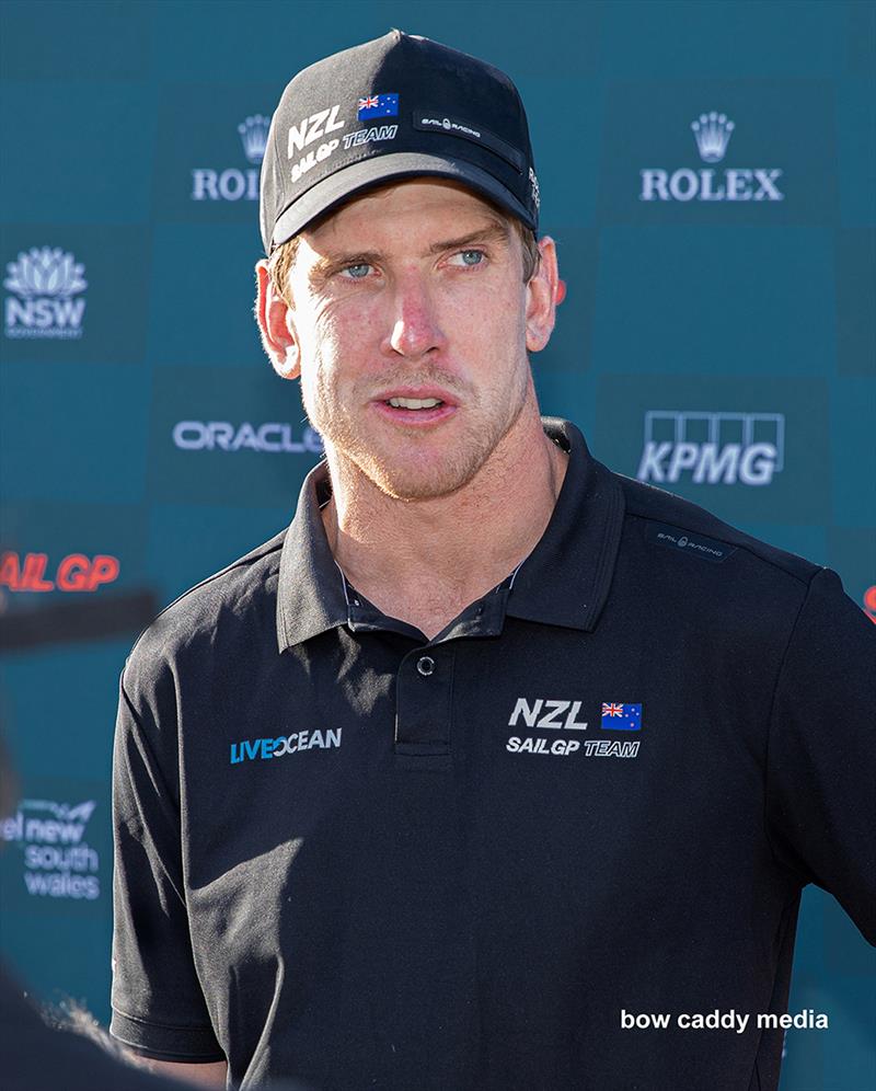 Peter Burling, skipper of New Zealand SailGP photo copyright Bow Caddy Media taken at  and featuring the F50 class