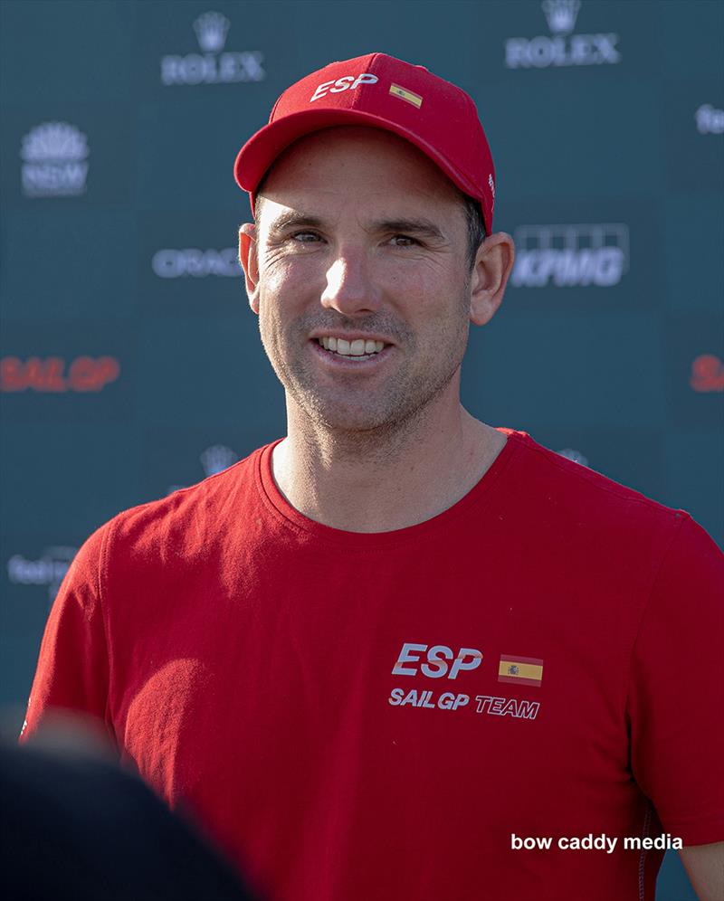 Phil Robertson, skipper of Spain SailGP photo copyright Bow Caddy Media taken at  and featuring the F50 class