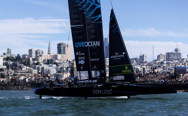 SailGP San Francisco - Day 1 - NZ SailGP  - March 26, 2022 photo copyright SailGP taken at Golden Gate Yacht Club and featuring the F50 class