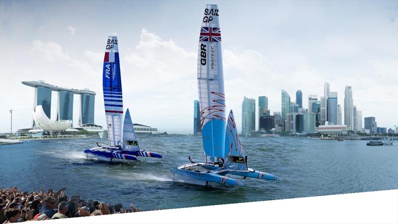 SailGP announces debut event in Asia with Singapore Sail Grand Prix photo copyright SailGP taken at  and featuring the F50 class