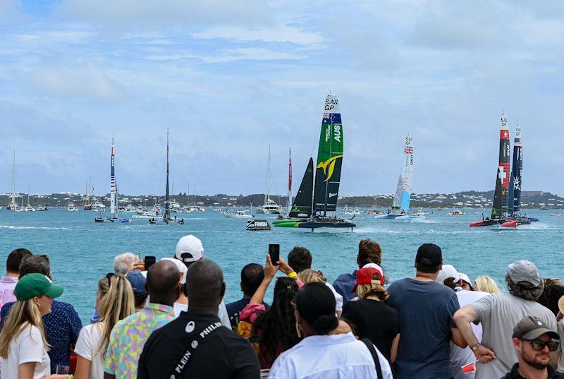 Race Day 1 of Bermuda SailGP presented by Hamilton Princess - photo © Jon Buckle for SailGP