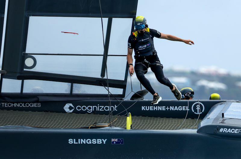 Race Day 1 of Bermuda SailGP presented by Hamilton Princess photo copyright Simon Bruty for SailGP taken at Royal Bermuda Yacht Club and featuring the F50 class