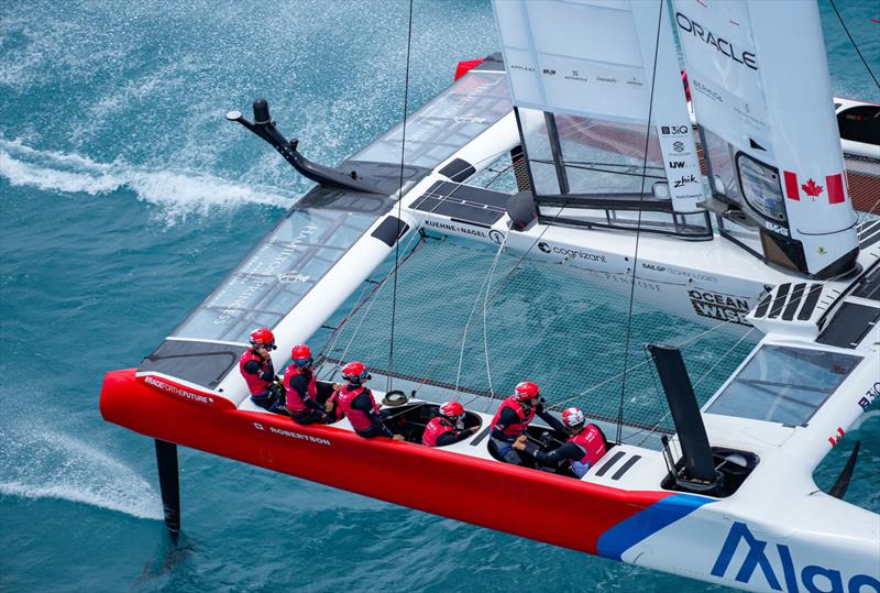 Canada SailGP team during Bermuda SailGP presented by Hamilton Princess, Event 1, Season 3 in Bermuda photo copyright SailGP taken at  and featuring the F50 class