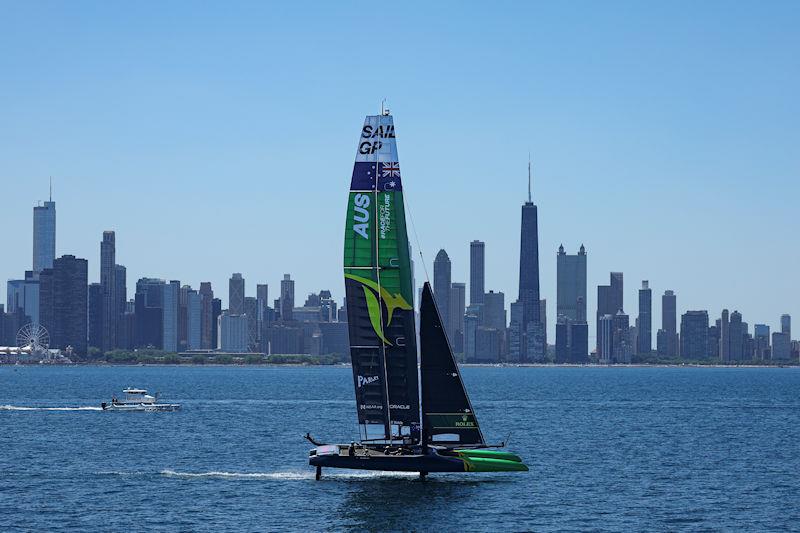 Australia SailGP Team helmed by Tom Slingsby ahead of the T-Mobile United States Sail Grand Prix - photo © Simon Bruty for SailGP