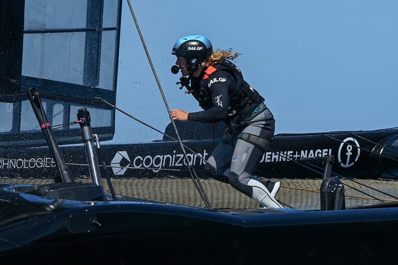 Liv Mackay (NZL) - T-Mobile United States Sail Grand Prix, Chicago at Navy Pier, Lake Michigan, Season 3 - photo © Jon Buckle/SailGP