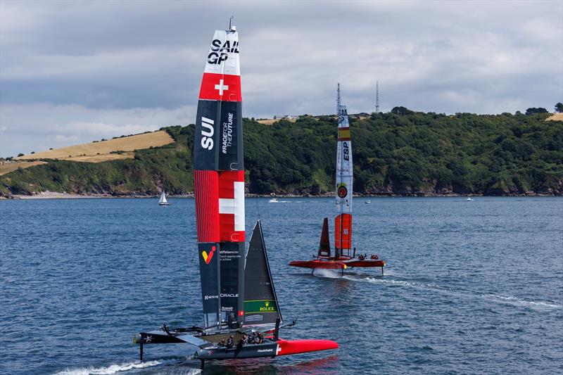 SailGP Great Britain - Practice session - Plymouth Sound - July 30, 2022 - photo © David Gray/SailGP