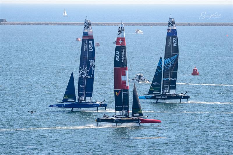 Great Britain Sail Grand Prix in Plymouth practice day - photo © Sam Kurtul / www.worldofthelens.co.uk