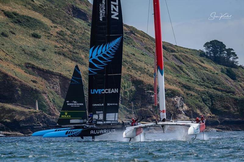 Race Day 1 of the Great Britain Sail Grand Prix in Plymouth - photo © Sam Kurtul / www.worldofthelens.co.uk