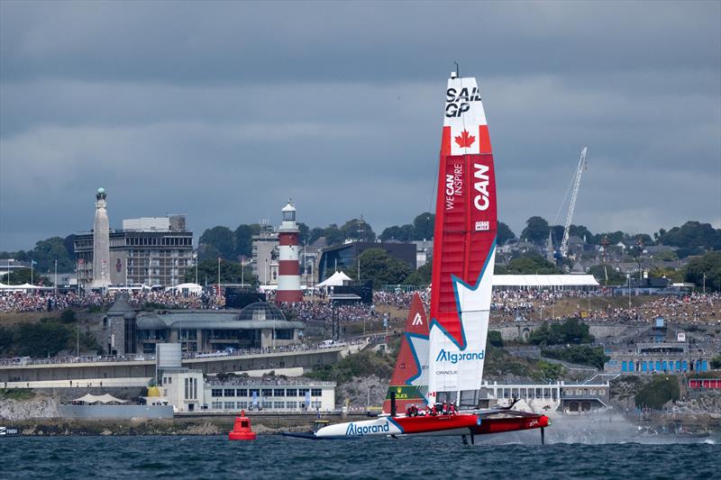 Canada SailGP Team helmed by Phil Robertson on of the Great Britain Sail Grand Prix in Plymouth - photo © Jon Buckle for SailGP