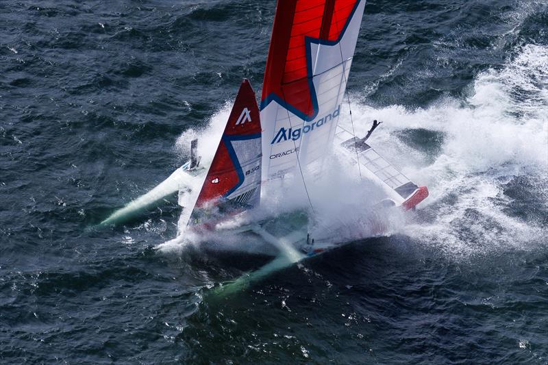 Canada SailGP Team helmed by Phil Robertson on of the Great Britain Sail Grand Prix in Plymouth photo copyright David Gray for SailGP taken at  and featuring the F50 class