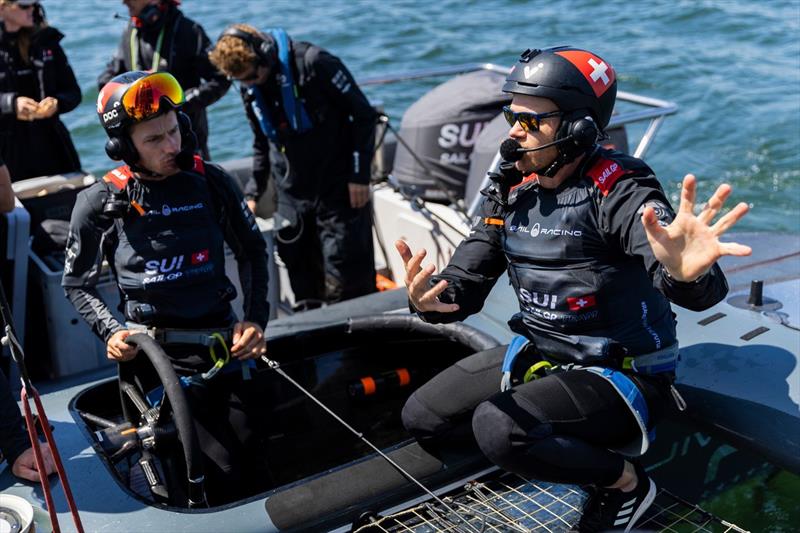 Nathan Outteridge will skipper Switzerland SailGP in Event 4 at Copenhagen next weekend, and thereafter America's Cup duties permitting photo copyright Tomas Moya taken at Royal Plymouth Corinthian Yacht Club and featuring the F50 class