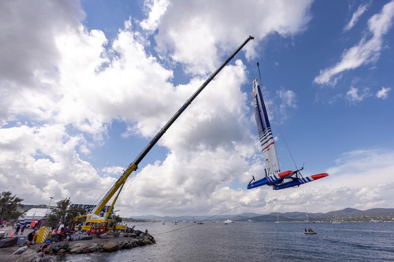 France SailGP Team is launched for a practice session ahead of the Range Rover France Sail Grand Prix in Saint Tropez - photo © David Gray/SailGP