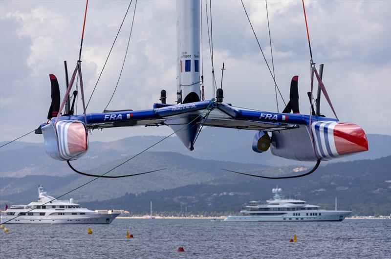 France SailGP Team is launched for a practice session ahead of the Range Rover France Sail Grand Prix in Saint Tropez - photo © David Gray/SailGP