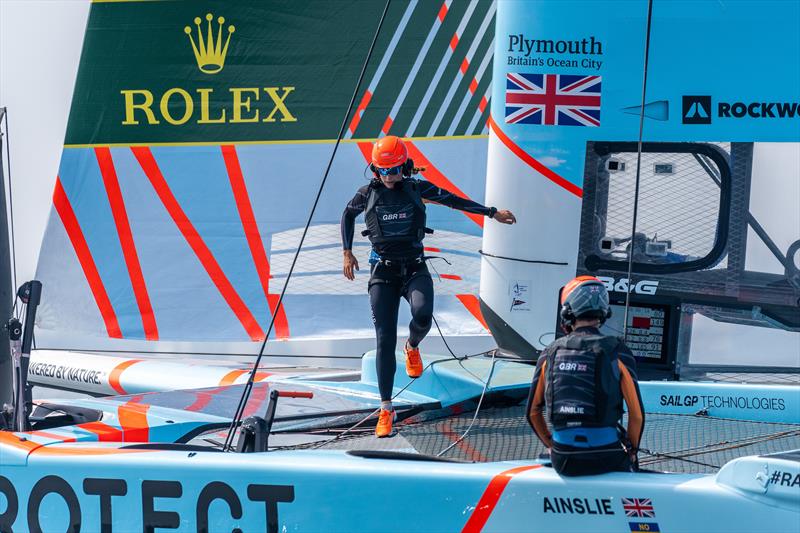 SailGP celebrates the 1st Anniversary of the Women's Pathway Programme photo copyright C. Gregory / Great Britain SailGP Team taken at  and featuring the F50 class