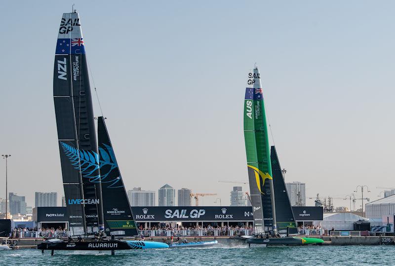 Race Day 1 of the Dubai Sail Grand Prix presented by P&O Marinas in Dubai, United Arab Emirates - photo © Ricardo Pinto for SailGP