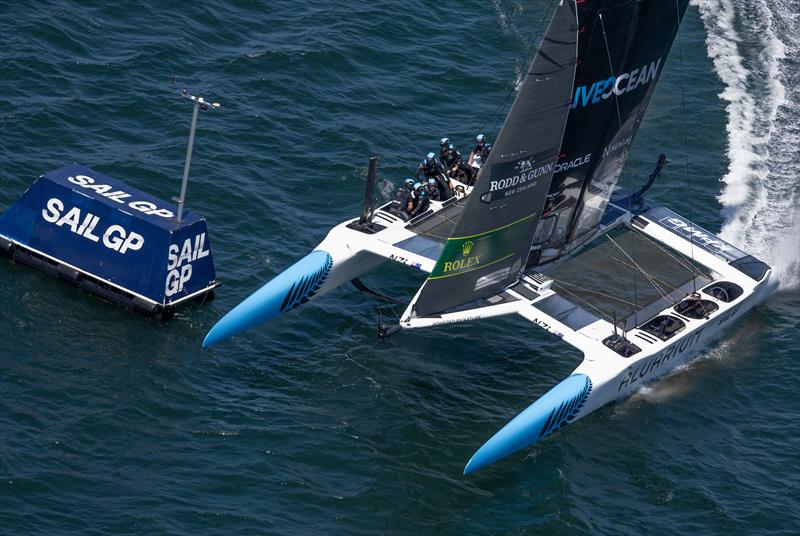 New Zealand SailGP Team during a practice session ahead of the KPMG Australia Sail Grand Prix in Sydney, Australia. Thursday February 16, 2023 - photo © David Gray for SailGP