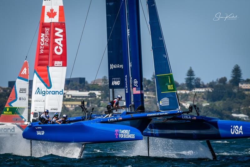 Race Day 1 of the KPMG Australia Sail Grand Prix in Sydney, Australia - photo © Sam Kurtul / www.worldofthelens.co.uk