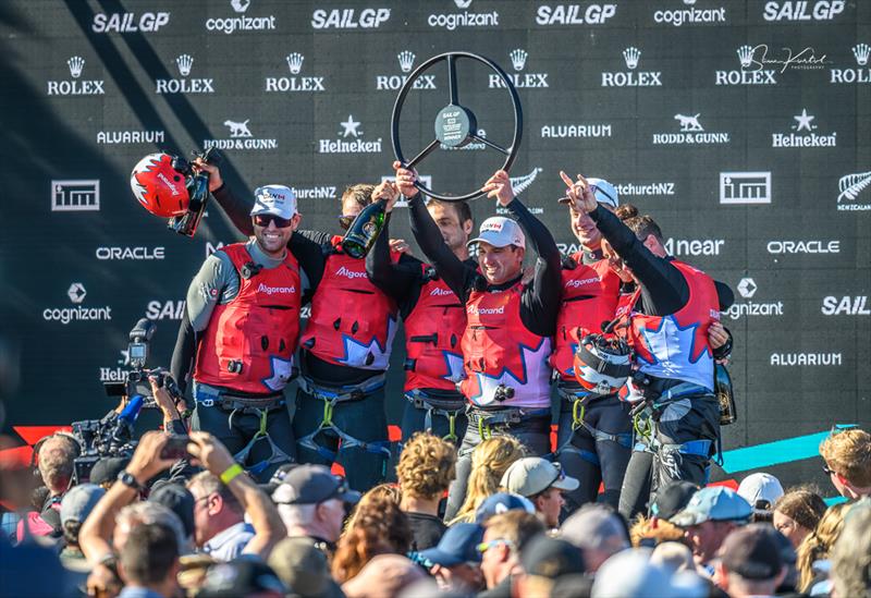 Race Day 2 of the ITM New Zealand Sail Grand Prix in Christchurch, New Zealand - photo © Sam Kurtul / www.worldofthelens.co.uk