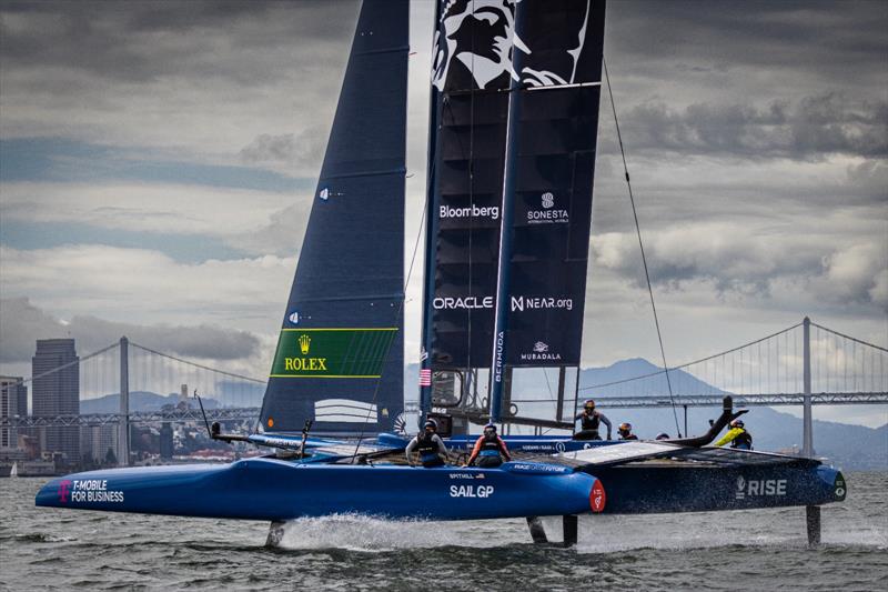 US SailGP Team practice ahead of the Mubadala SailGP Season 3 Grand Final