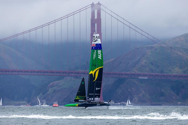 Australia SailGP Team at the Season Three Final in San Francisco photo copyright Olivia Hogan taken at San Francisco Yacht Club and featuring the F50 class