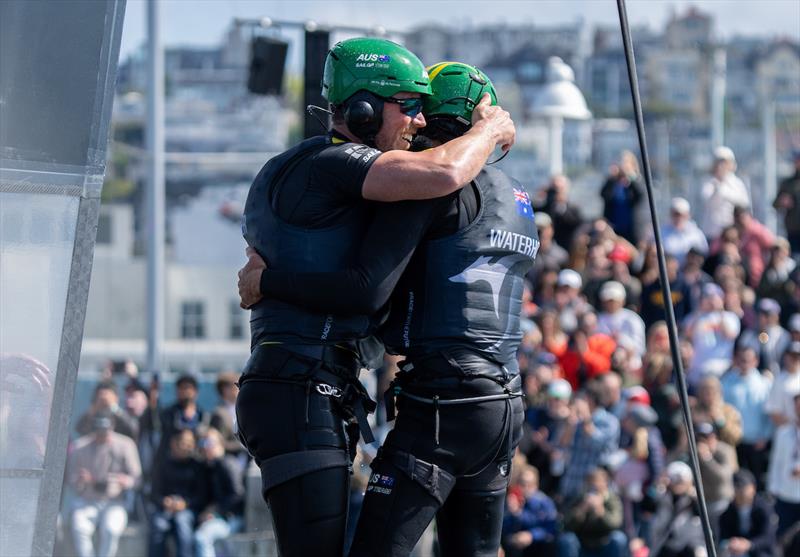  Mubadala SailGP Season 3 Grand Final in San Francisco, USA. Sunday May 7, 2023 photo copyright Bob Martin/SailGP taken at  and featuring the F50 class