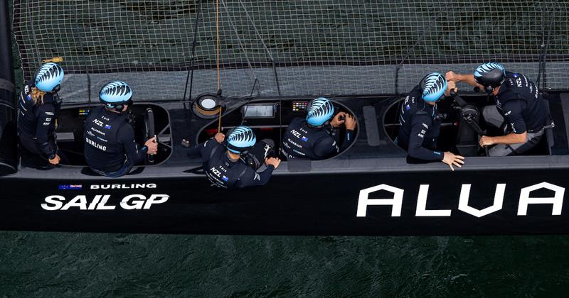 New Zealand SailGP Team in action on Race Day 2 of the Oracle Los Angeles Sail Grand Prix July 22-23, 2023 photo copyright Felix Diemer/SailGP taken at Long Beach Yacht Club and featuring the F50 class