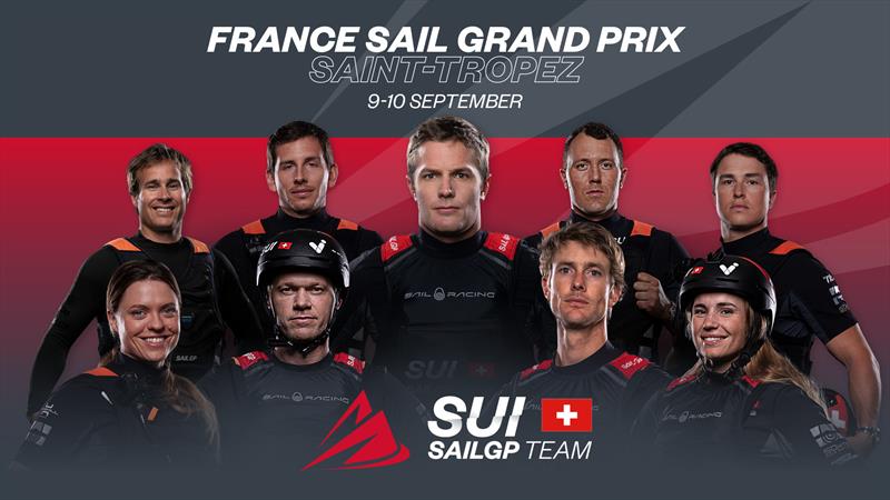 L’équipe Swiss SailGP est prête à rencontrer Saint-Tropez