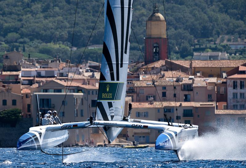 Germany SailGP Team  - Saint Tropez during a practice session ahead of the France Sail Grand Prix in Saint-Tropez. September 6, 2023 - photo © Ricardo Pinto/SailGP