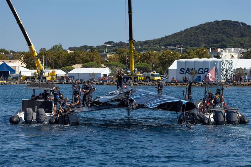 SailGP: Kiwis drop big rig after finish of Race 3 