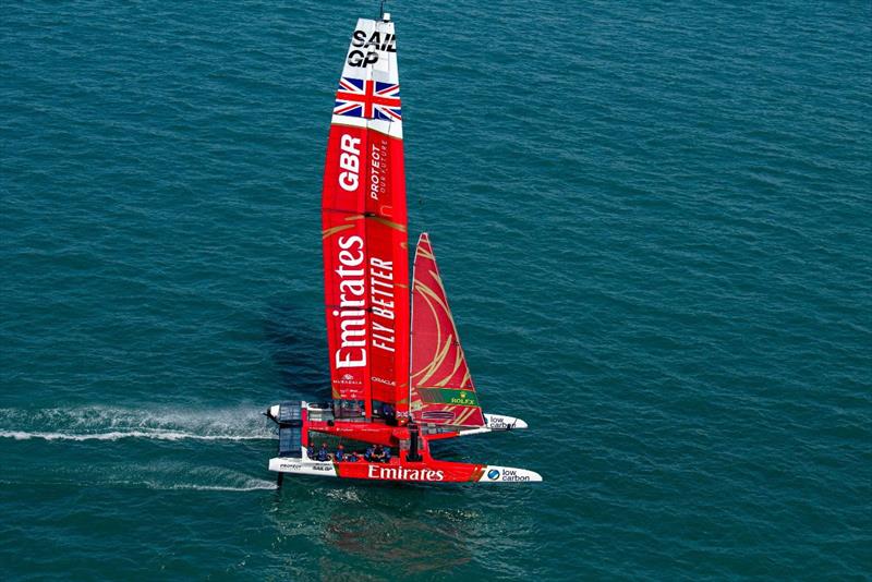 Emirates Great Britain SailGP Team photo copyright Emirates GBR taken at  and featuring the F50 class