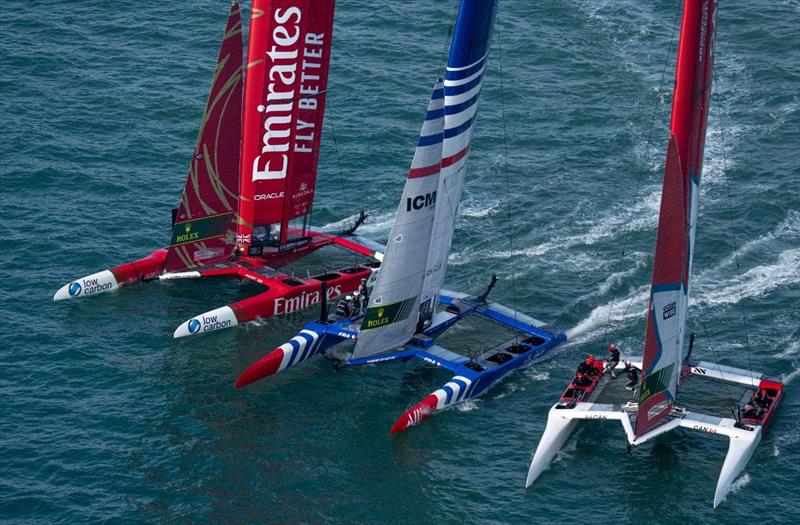 Race Day 1 of the Spain Sail Grand Prix in Cadiz, Spain - photo © SailGP