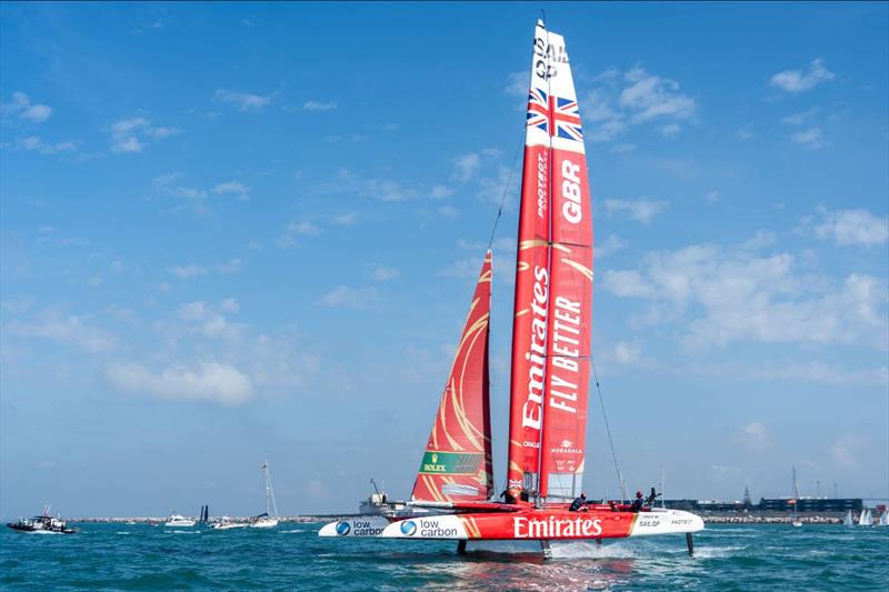 Emirates Great Britain SailGP Team on Race Day 2 of the Spain Sail Grand Prix in Cadiz, Spain - photo © SailGP