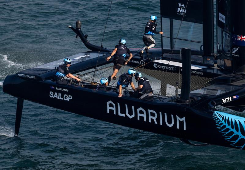 NZ SailGP - Season 4 - SailGP Dubai - December 2023 photo copyright Felix Diemer/SailGP taken at Dubai Offshore Sailing Club and featuring the F50 class