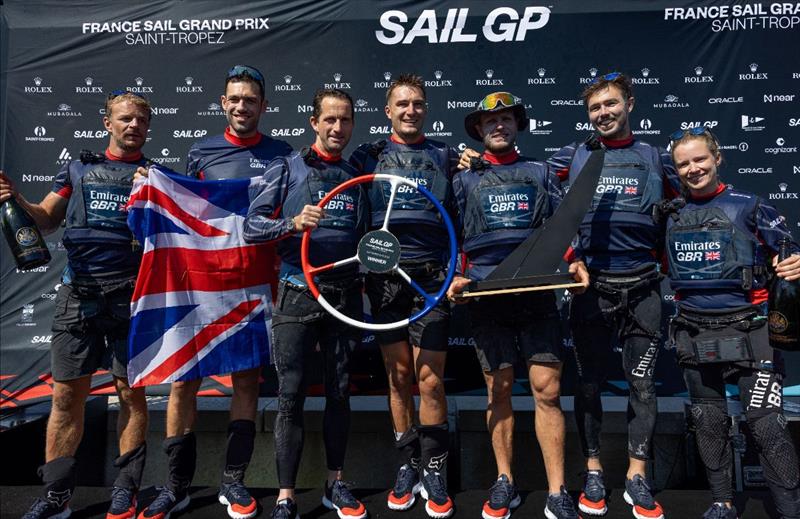 Emirates GBR winning back to back European events in Season 4 photo copyright Emirates Great Britain SailGP Team taken at  and featuring the F50 class