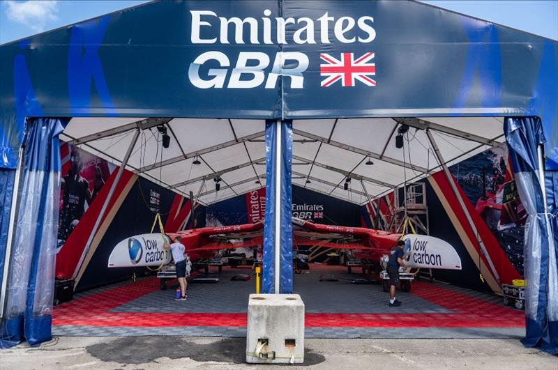 Emirates GBR prepares for action in Sydney ahead of KPMG Australia Sail Grand Prix - photo © SailGP