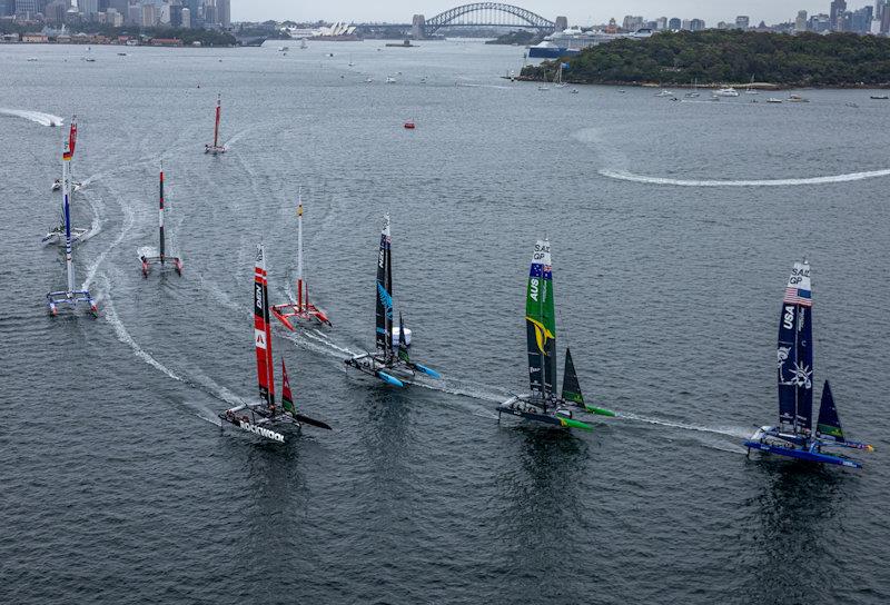 KPMG Australia Sail Grand Prix in Sydney - Day 1 photo copyright SailGP taken at  and featuring the F50 class