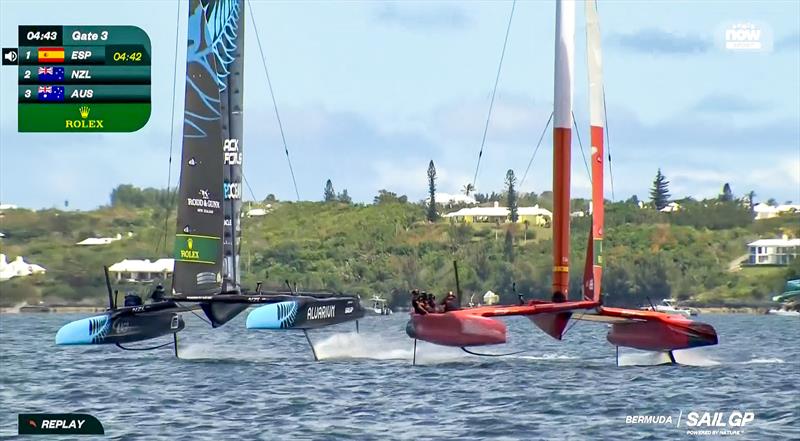 Approaching Gate 3 - Final - SailGP Bermuda - May 2023 - photo © SailGP