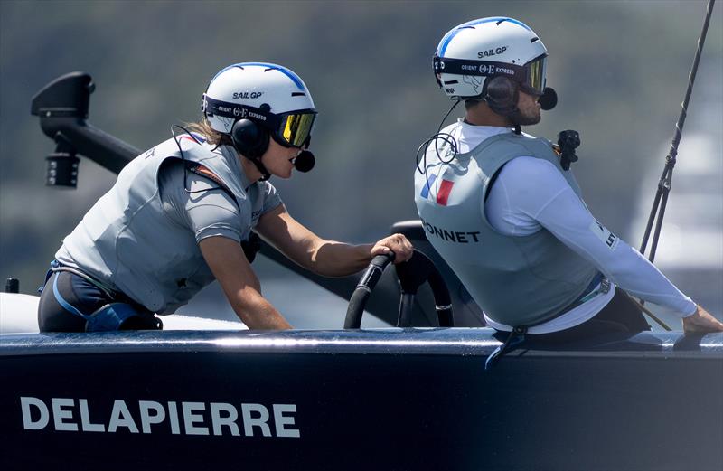 Manon Audinet - France SailGP - Race Day 2 -  KPMG Australia Sail Grand Prix - Sydney, Australia - February 9, 2025 - photo © Felix Diemer/SailGP